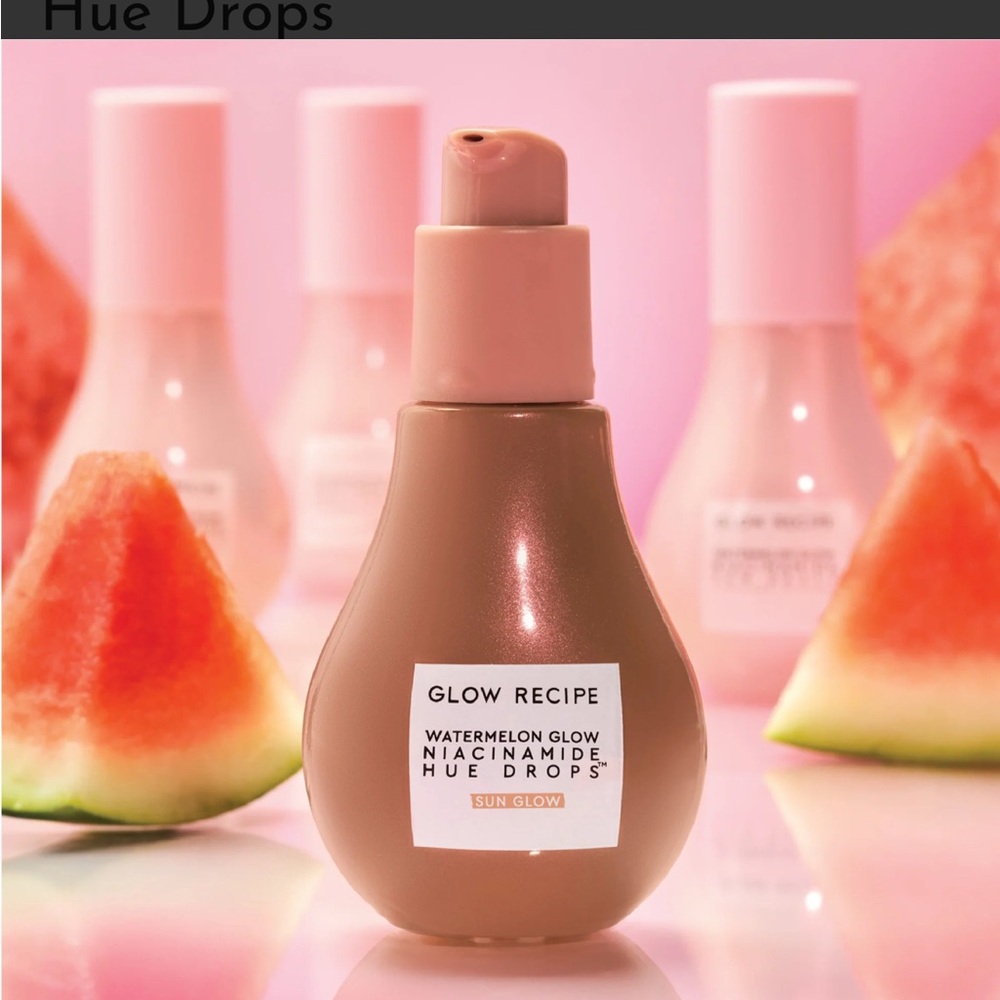 NIB Glow Recipe Watermelon Glow Niacinamide Hue Drops - Sun Glow